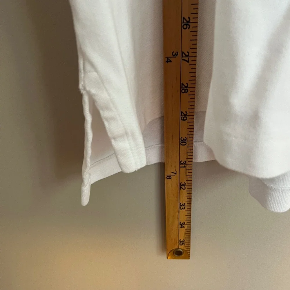 Polo Ralph Lauren Yale University White Pique Polo Shirt Mens XXL Short Sleeve